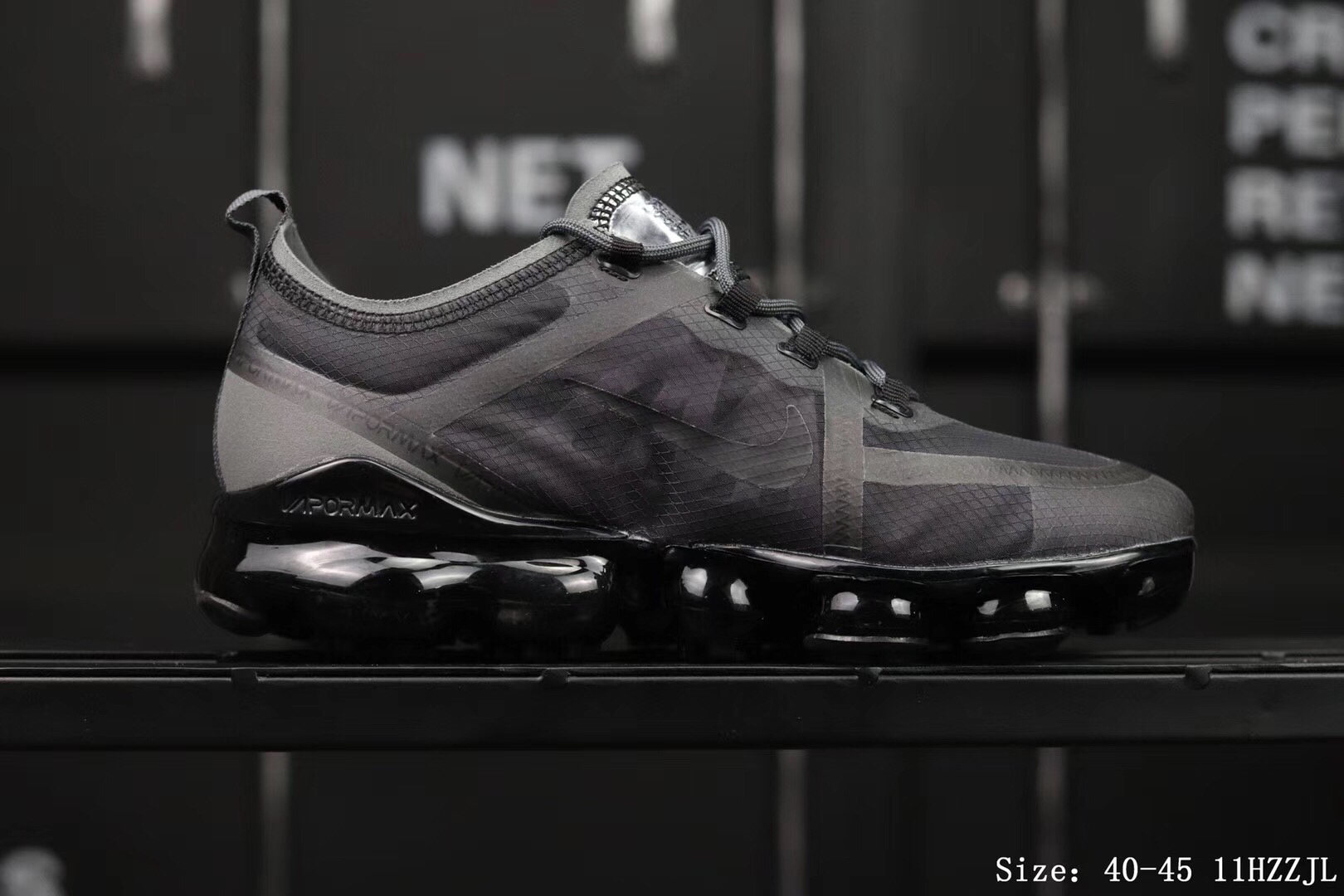 Nike Air Vapormax 2019 Mesh All Black Shoes For Women